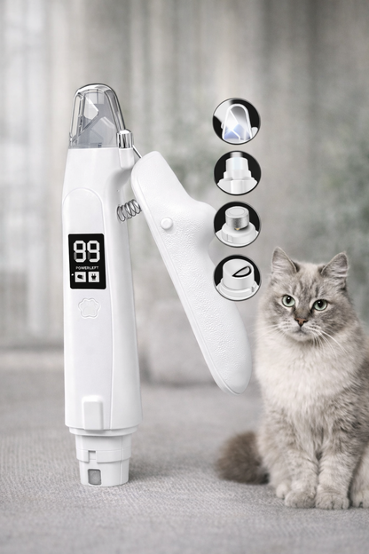 2-in-1 LED Pet Nail Clipper & Grinder for Cats & Dogs