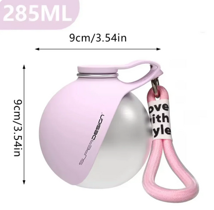 NoMoreOopsies Dog Water Bottle with Bowl